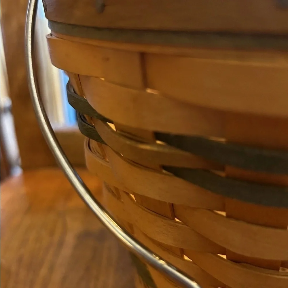 Longaberger 2002 Autumn Pail Green Basket